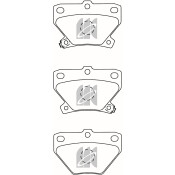 Колодки тормозные дисковые Kashiyama, задние, комплект на ось (4 шт), арт. D2204M