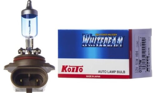 Лампа галогенная Koito Whitebeam HB4(9006) (P22d, T12), 12В, 55Вт, 4200К, 1 шт, арт. 0757W