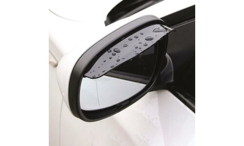 Дефлекторы боковых зеркал Airline, 177x51мм, коричневые, 2 шт, арт. AV-SM-01