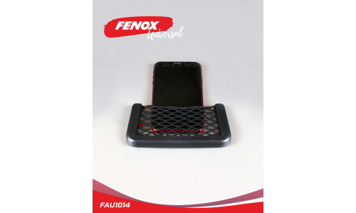 Держатель-сетка Fenox, универсальный, на двустороннем скотче, 145x75мм, чёрный, арт. FAU1014