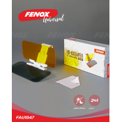 Козырек солнцезащитный Fenox, антибликовый, для дня и ночи, 340x140мм, арт. FAU1047 Козырек солнцезащитный Fenox, антибликовый, для дня и ночи, 340x140мм, арт. FAU1047