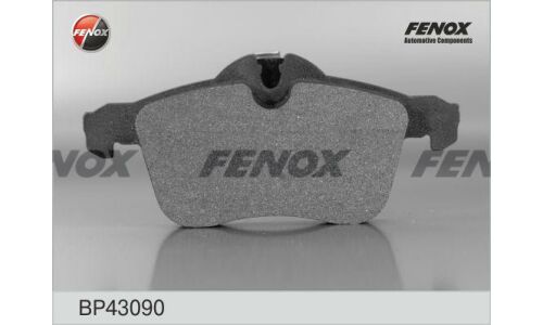 Колодки тормозные дисковые Fenox, передние, комплект на ось (4 шт), арт. BP43090