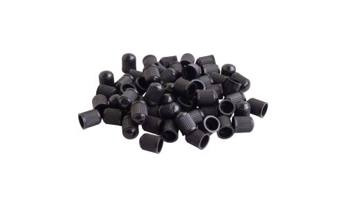 Колпачки на шинный вентиль Airline, пластиковые, чёрные, комплект 60 шт, арт. AVC-60-01