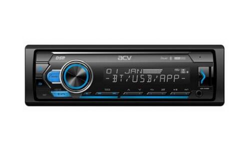 Автомагнитола ACV ADX-905BM DSP, 1 DIN, USB/AUX/Bluetooth, 4х50Вт, пульт ДУ, настраиваемая подсветка
