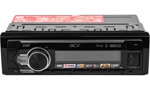 Автомагнитола ACV ADX-905BM DSP, 1 DIN, USB/AUX/Bluetooth, 4х50Вт, пульт ДУ, настраиваемая подсветка