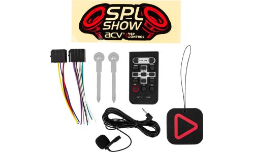 Автомагнитола ACV ADX-905BM DSP, 1 DIN, USB/AUX/Bluetooth, 4х50Вт, пульт ДУ, настраиваемая подсветка