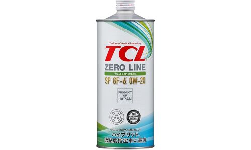 Масло моторное TCL Zero Line 0w20, синтетическое, API SP, ILSAC GF-6A, для бензинового двигателя, 1л, арт. Z0010020SP