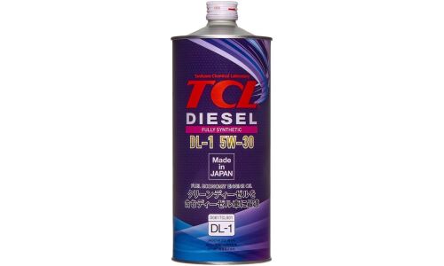 Масло моторное TCL Diesel 5w30, синтетическое, JASO DL-1, для дизельного двигателя, 1л, арт. D0010530