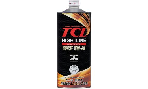 Масло моторное TCL High Line 5w40, синтетическое, API SP/CF, универсальное, 1л, арт. H0010540SP