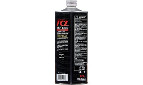 Масло моторное TCL High Line 5w40, синтетическое, API SP/CF, универсальное, 1л, арт. H0010540SP