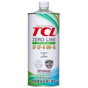 Масло моторное TCL Zero Line 0w16, синтетическое, API SP, ILSAC GF-6B, для бензинового двигателя, 1л, арт. Z0010016SP