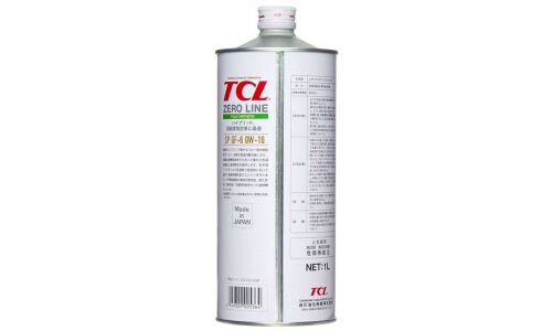 Масло моторное TCL Zero Line 0w16, синтетическое, API SP, ILSAC GF-6B, для бензинового двигателя, 1л, арт. Z0010016SP
