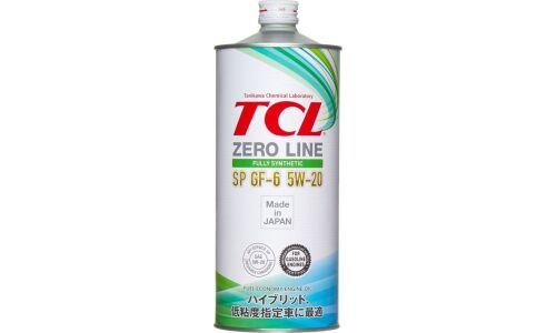 Масло моторное TCL Zero Line 5w20, синтетическое, API SP, ILSAC GF-6A, для бензинового двигателя, 1л, арт. Z0010520SP
