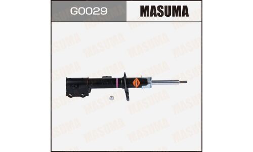 Амортизационная стойка Masuma, газомасляная, двухтрубная, передняя, левая, 1 шт, арт. G0029 (KYB 3358008)