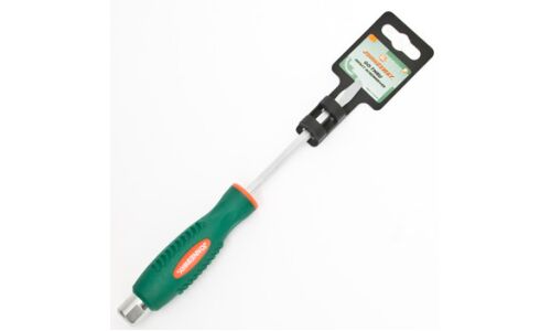 Отвёртка ударная шлицевая Jonnesway, SL5.5x100мм, силовая под ключ, арт. D70S5100