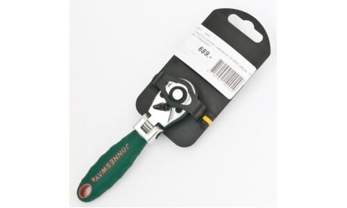 Ключ трещоточный Jonnesway, с квадратом 1/4", длина 125мм, шарнирный, арт. R4202