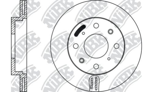 Диск тормозной NIBK