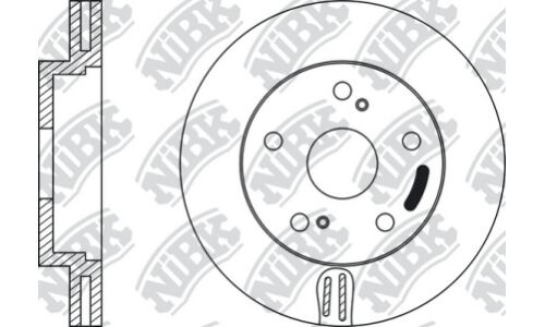 Диск тормозной NIBK