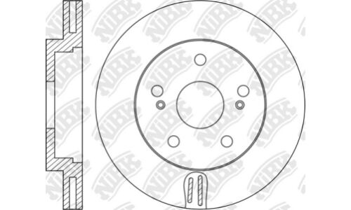 Диск тормозной NiBK