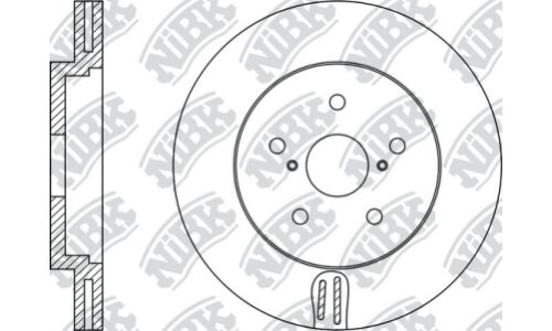 Диск тормозной NiBK