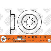 Диск тормозной NiBK