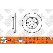 Тормозной диск NiBk, арт. RN1245