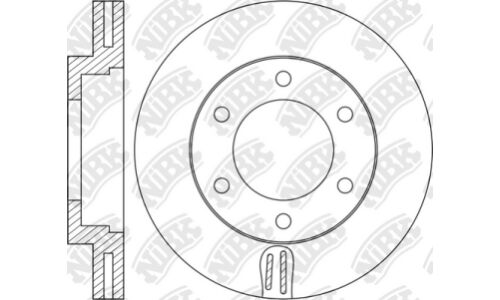 Тормозной диск NiBk, арт. RN1066