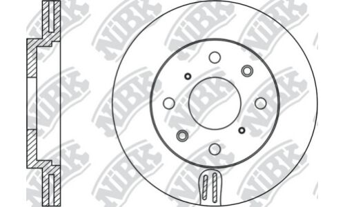 Тормозной диск NiBk, арт. RN1138