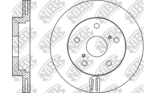 Тормозной диск NiBk, арт. RN1070