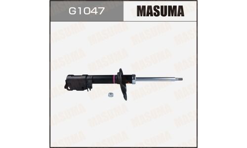 Амортизационная стойка Masuma, газомасляная, двухтрубная, задняя, левая, 1 шт, арт. G1047 (KYB-339026)