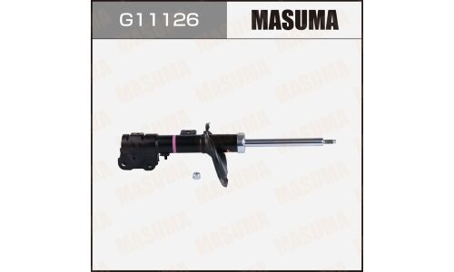 Амортизационная стойка Masuma, газомасляная, двухтрубная, передняя, левая, 1 шт, арт. G11126 (KYB 339105)