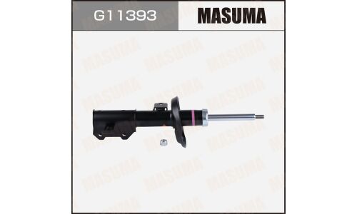 Амортизационная стойка Masuma, газомасляная, двухтрубная, передняя, левая, 1 шт, арт. G11393 (KYB 339372)