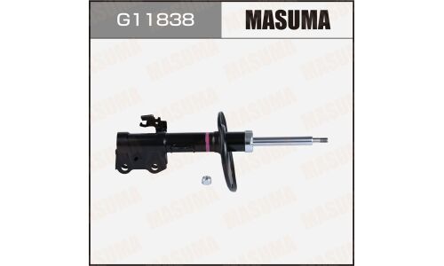 Амортизационная стойка Masuma, газомасляная, двухтрубная, передняя, левая, 1 шт, арт. G11838 (KYB 339817)