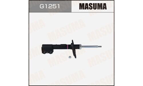 Амортизационная стойка Masuma, газомасляная, двухтрубная, передняя, правая, 1 шт, арт. G1251 (KYB 339230)
