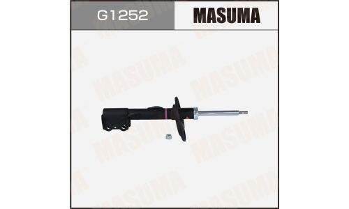 Амортизационная стойка Masuma, газомасляная, двухтрубная, передняя, левая, 1 шт, арт. G1252 (KYB 339231)