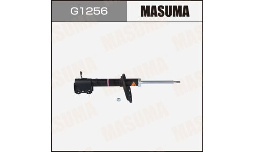 Амортизационная стойка Masuma, газомасляная, двухтрубная, задняя, левая, 1 шт, арт. G1256 (KYB 339235)