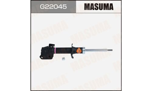 Амортизационная стойка Masuma, газомасляная, двухтрубная, передняя, правая, 1 шт, арт. G22045 (KYB 3320024)
