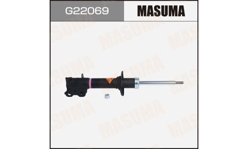Амортизационная стойка Masuma, газомасляная, двухтрубная, передняя, правая, 1 шт, арт. G22069 (KYB 3320048)