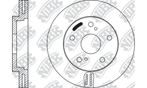 Тормозной диск NiBk, арт. RN1009