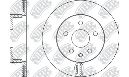 Тормозной диск NiBk, арт. RN1234