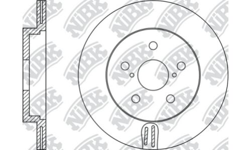 Тормозной диск NiBk, арт. RN1120