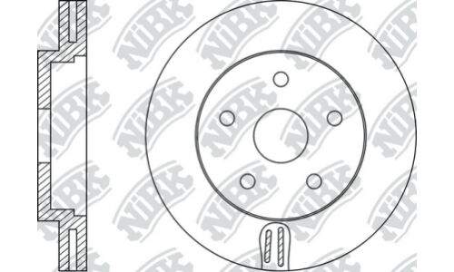 Тормозной диск NiBk, арт. RN1196