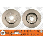 Диск тормозной NiBK