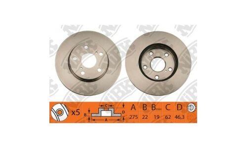 Диск тормозной NiBK