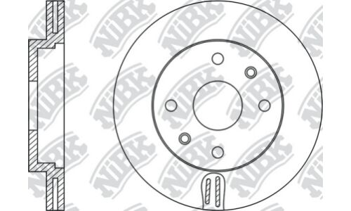 Диск тормозной NiBK