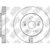 Тормозной диск NiBk, арт. RN1406