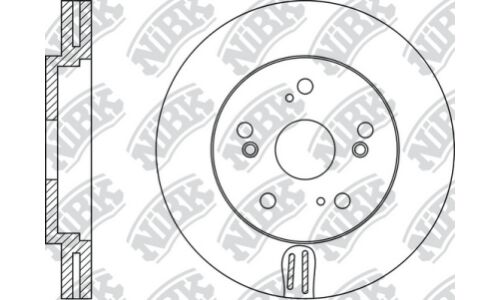 Тормозной диск NiBk, арт. RN1406