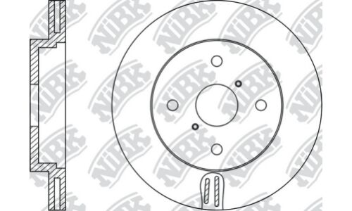 Тормозной диск NiBk, арт. RN1437
