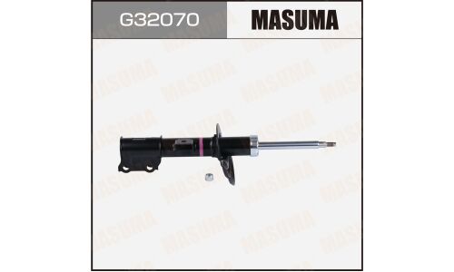 Амортизационная стойка Masuma, газомасляная, двухтрубная, передняя, левая, 1 шт, арт. G32070 (KYB 3330049)