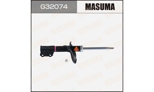 Амортизационная стойка Masuma, газомасляная, двухтрубная, передняя, левая, 1 шт, арт. G32074 (KYB 3330053)